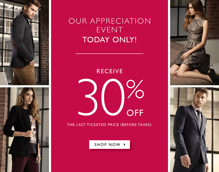RW&CO. Appreciation Event Save 30 Off Canadian Freebies, Coupons