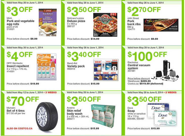 Costco Canada Eastern Weekly Instant Handouts / Flyers Ontario, Quebec