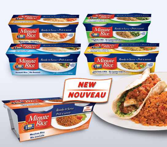 Minute Rice Canada "Take A Minute" Giveaway & Free Mexican Ready to
