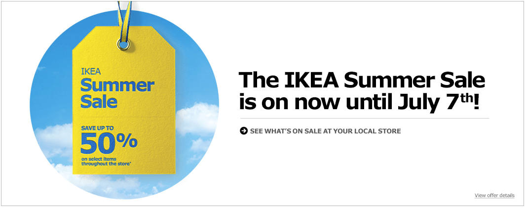 Ikea Canada Summer Sale Save Up To 50 On Select Items Throughout The