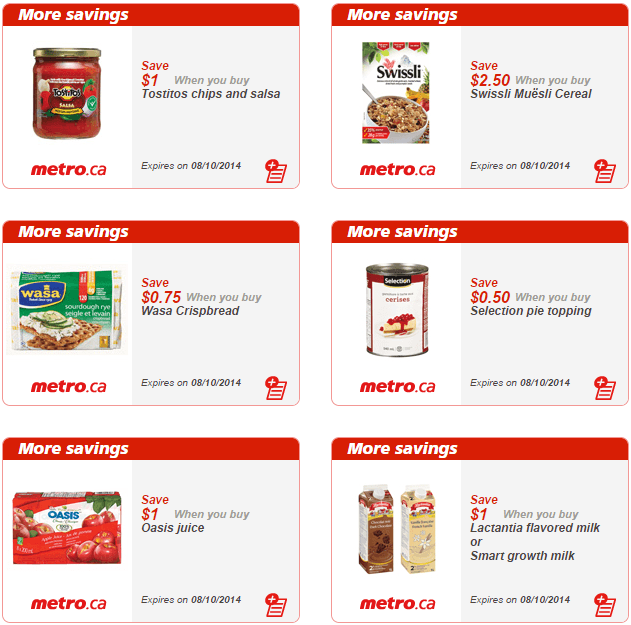 Metro Quebec Printable Store Coupons October 2 8 Canadian Freebies