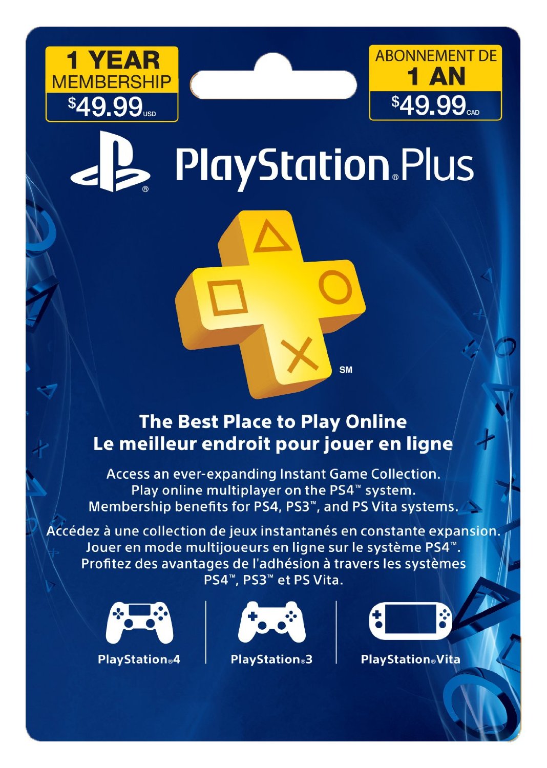 Amazon Canada Deal Save 13 Off Sony PlayStation Plus 12 Month Subscription Card Live 43.66