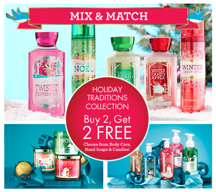 Bath & Body Works Canada Pre Black Friday 2014 Offers Buy 2 Get 2 FREE Body Care, Hand Soaps