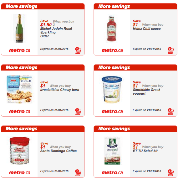 Metro Quebec Printable Store Coupons, January 15 21 Canadian