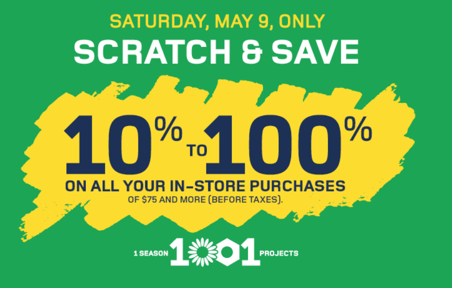 Rona Canada Deals Scratch And Save 10 To 100 Off Your Purchase