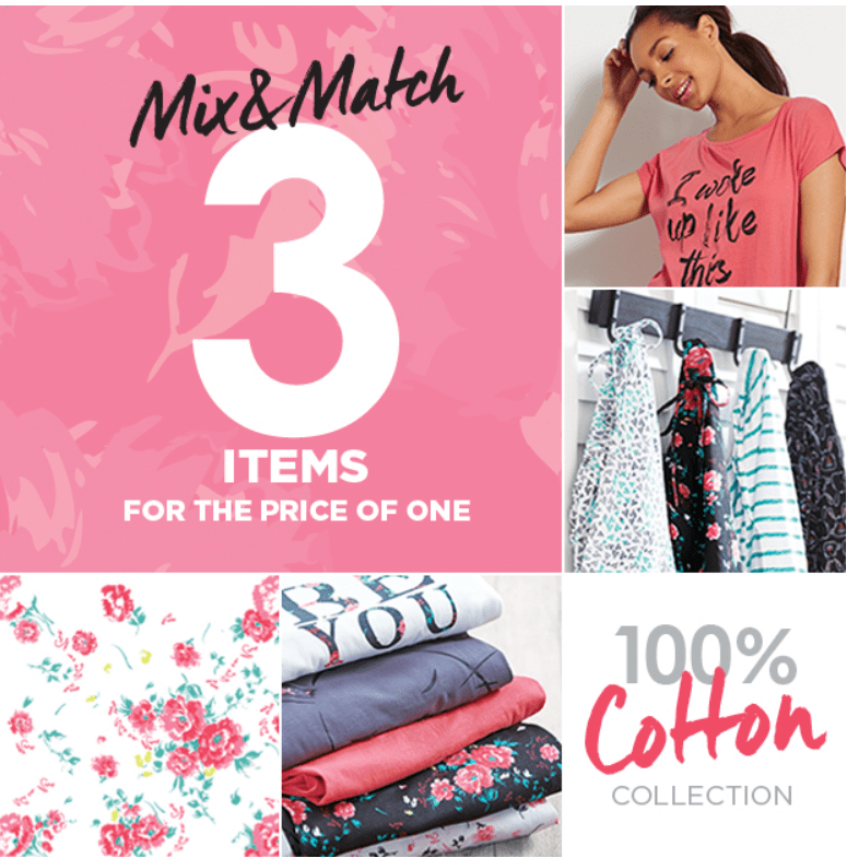 La Vie En Rose Canada Mix & Match Deals Get 3 Sale Items for the Price