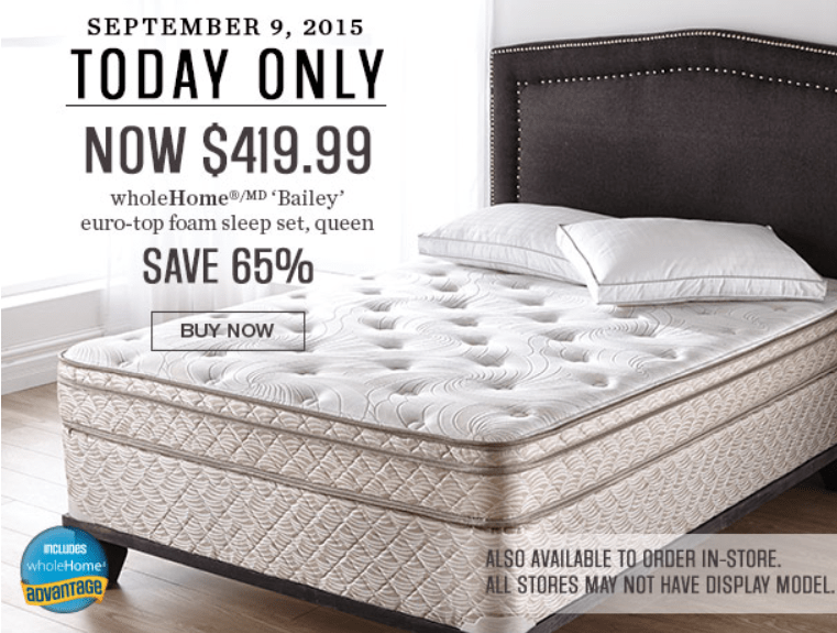 Sears Canada Flash Sale Save 65 Off Select Mattresses, Up to 55 Off