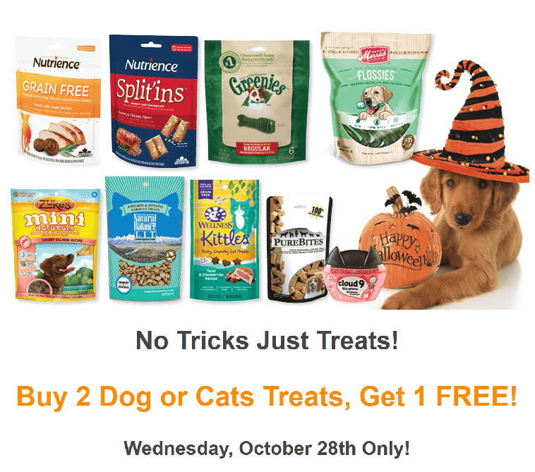 PJ’Pets Canada Deals Buy 2 Get 1 FREE Dog or Cat Treats, Today Only Canadian Freebies