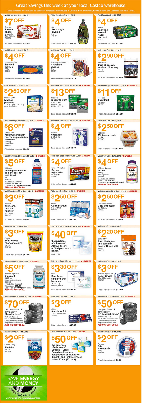 Costco Canada Weekly Instant Handouts Coupons/Flyers For Ontario
