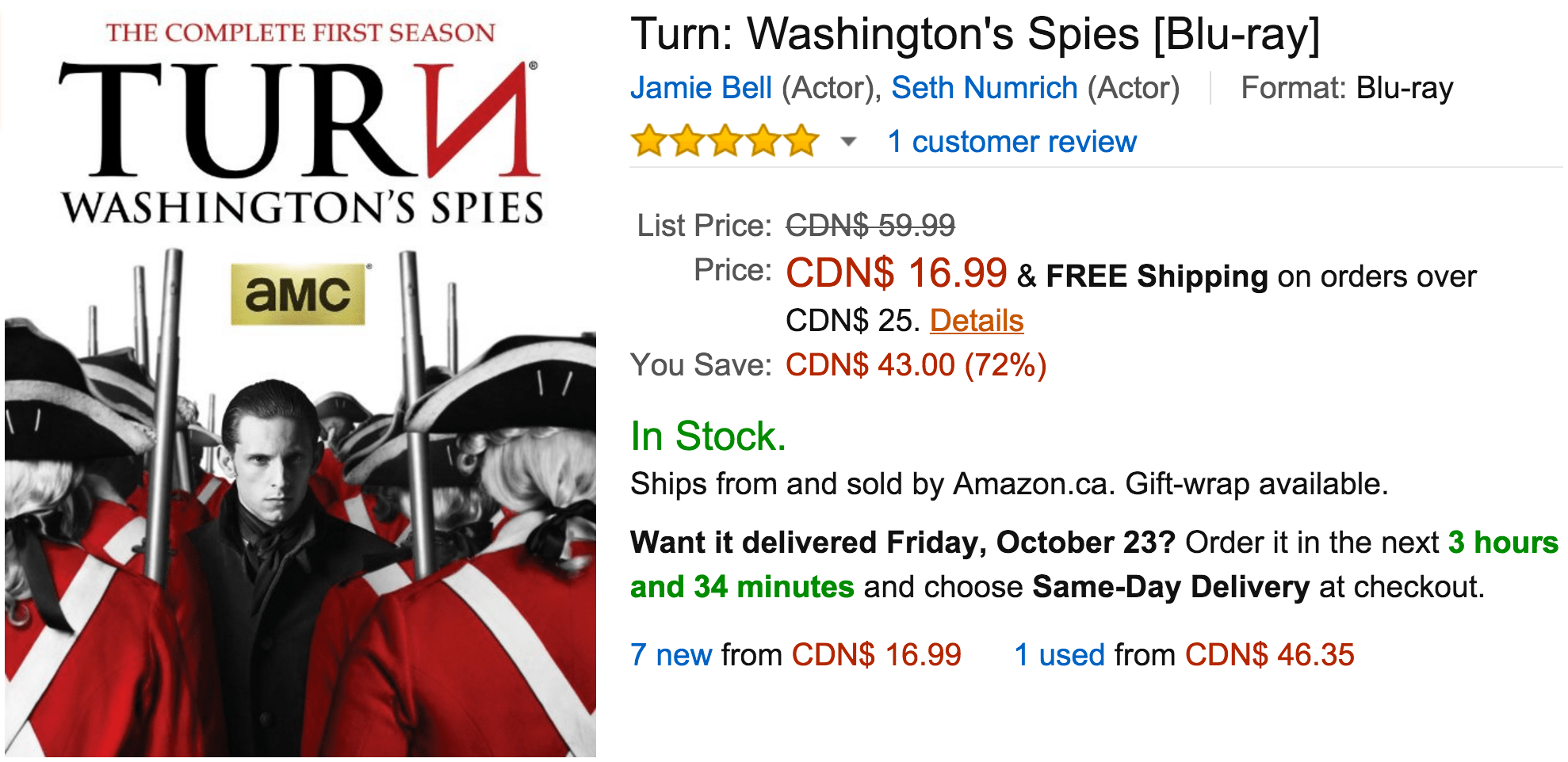 Amazon Canada Movies & TV Shows Deals of the Week Save Up To 75 On