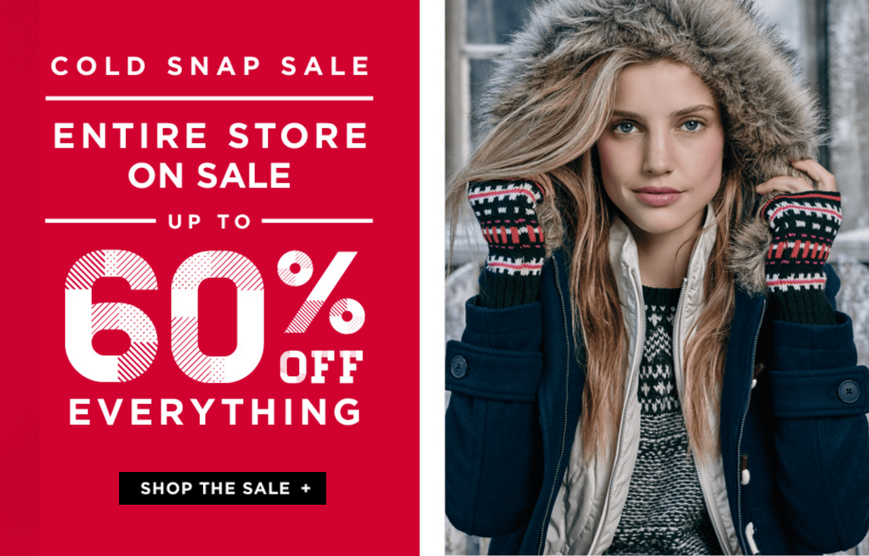 Old Navy Canada Cold Snap Sale Save Up to 60 Off Everything Online