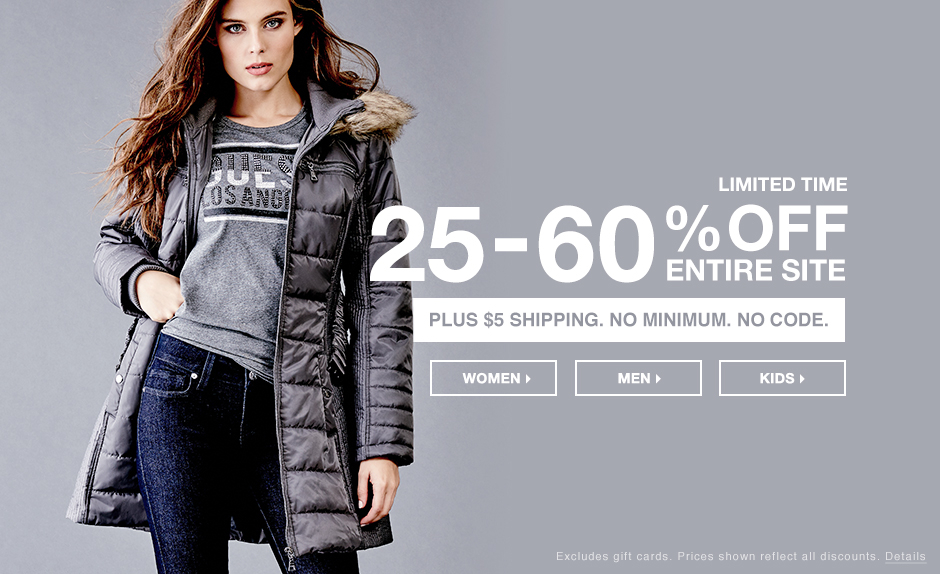 Guess Factory Canada Sale Save 2560 Off Sitewide Plus 5 Flat Rate