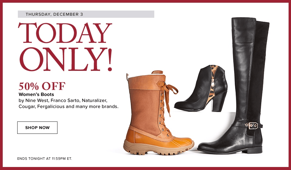 Hudson’s Bay Canada Today’s Deals Save 50 Off On Women's Boots By