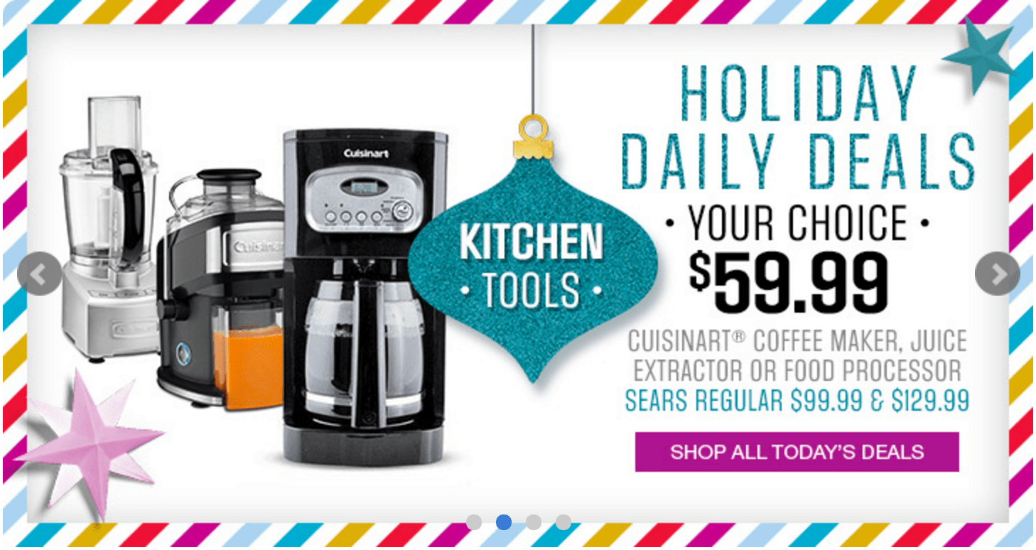 Sears Canada Today's Deals Save 53 On Cuisinart Compact Juice