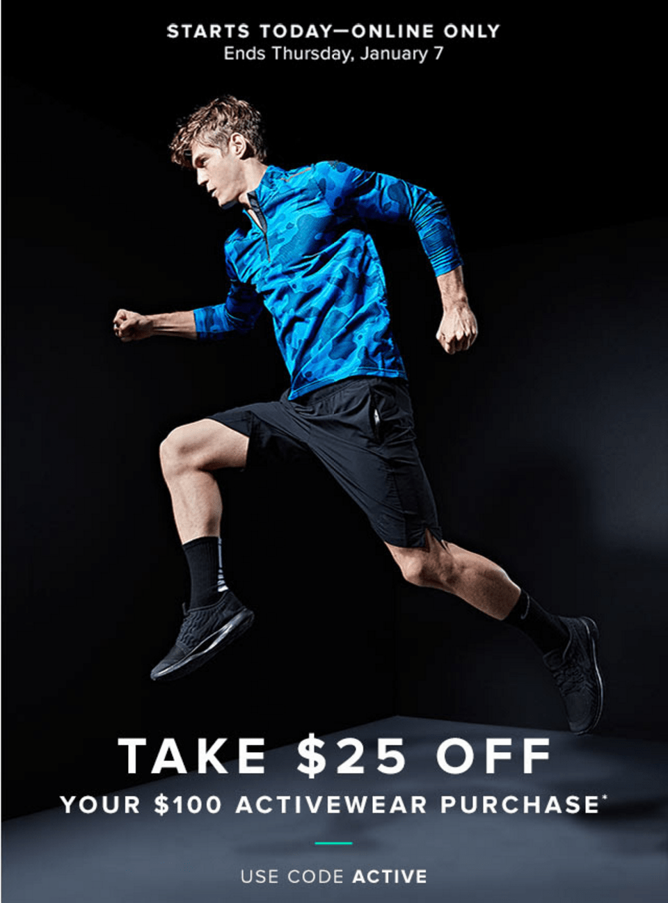 Hudson's Bay Canada Offers Take 25 Off Your 100 Activewear Purchase For Her & Him, with Promo