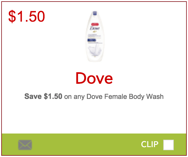 SmartSource.ca Coupons Save 1.50 on Any Dove Female Body Wash