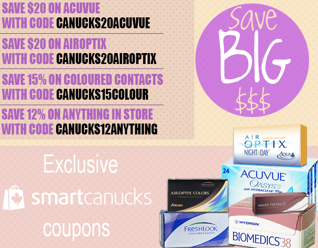 ContactsForLess.ca *Exclusive* Deals Save BIG on Contact Lenses with 4