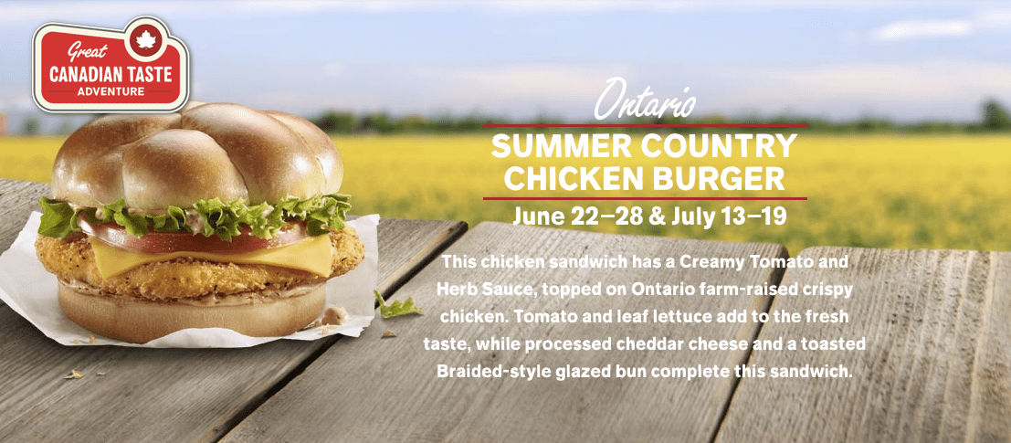 McDonald’s Canadian Taste Adventure Explore the Flavours of Canada