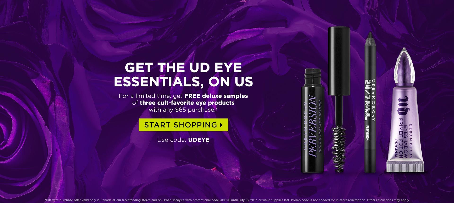 Urban Decay Canada Offers FREE Deluxe Samples of Three MustHave Eye