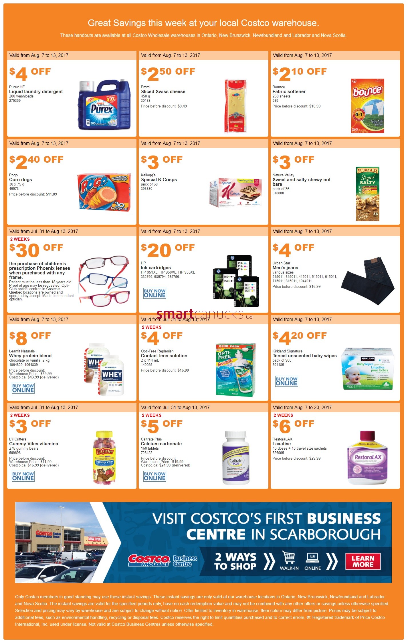Costco Canada Weekly Instant Handouts Coupons/Flyers for Ontario, New