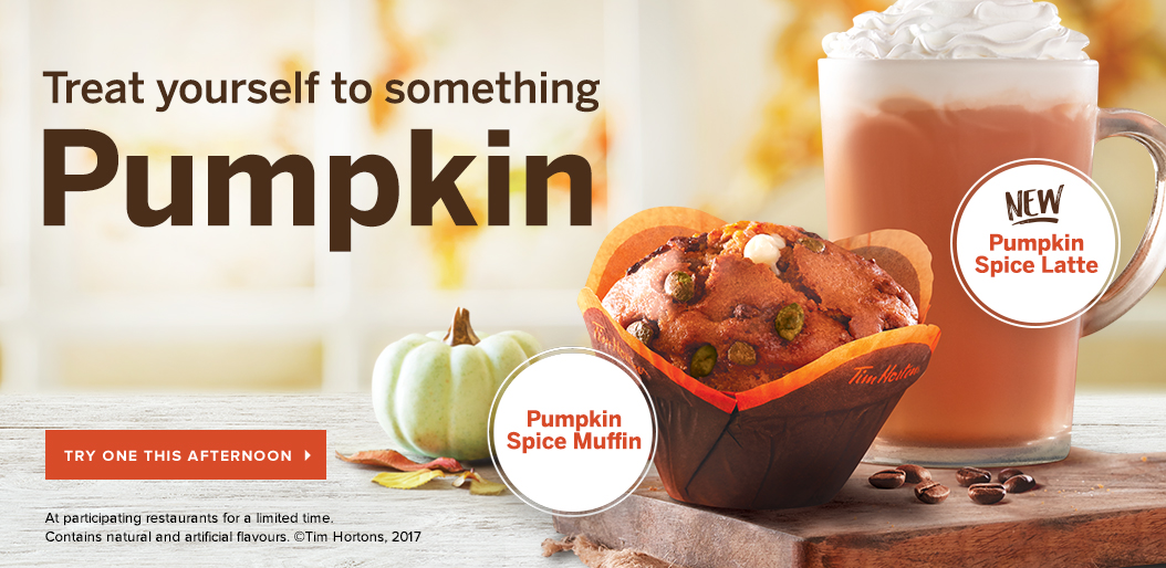 Tim Hortons Canada New Pumpkin Spice Latte & Muffin + New ArtisanStyle