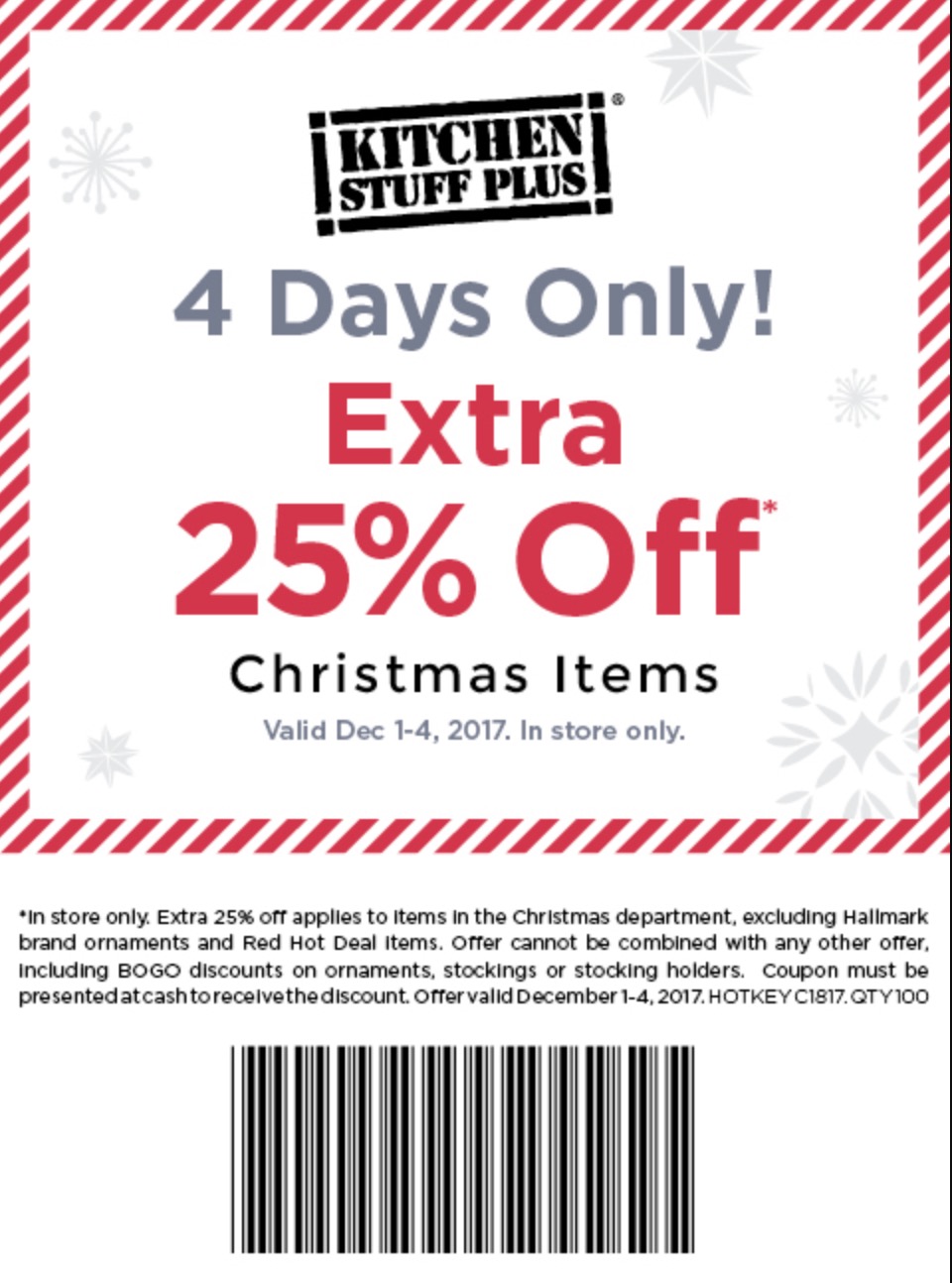 Kitchen Stuff Plus Canada Coupons Save an Extra 25 off Christmas