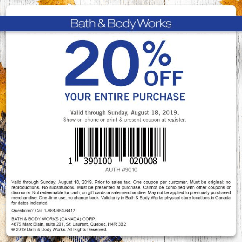 Candle Promo Code Bath And Body Works at Terri Estrada blog