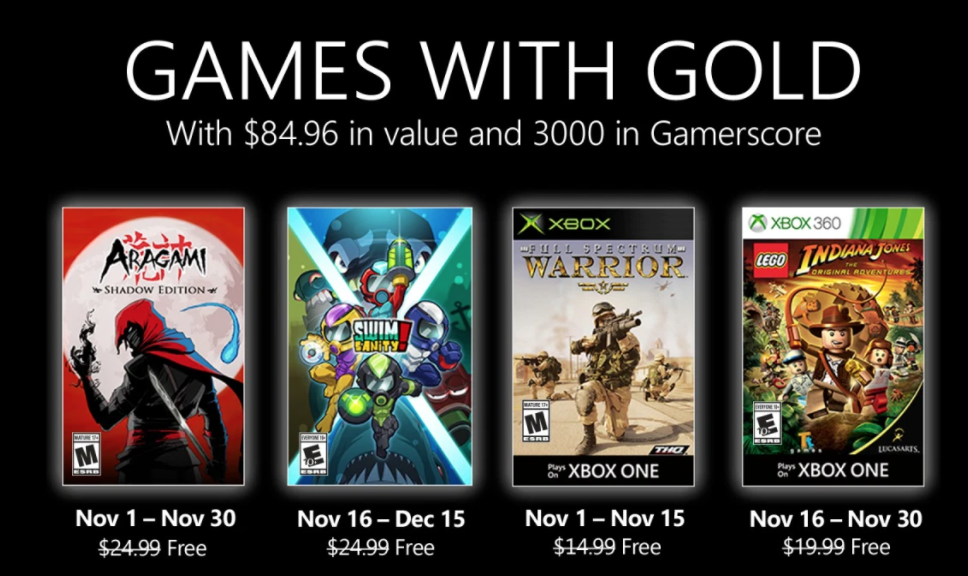 FREE Xbox Live Games with Gold Latest Free Games Hot Canada Deals