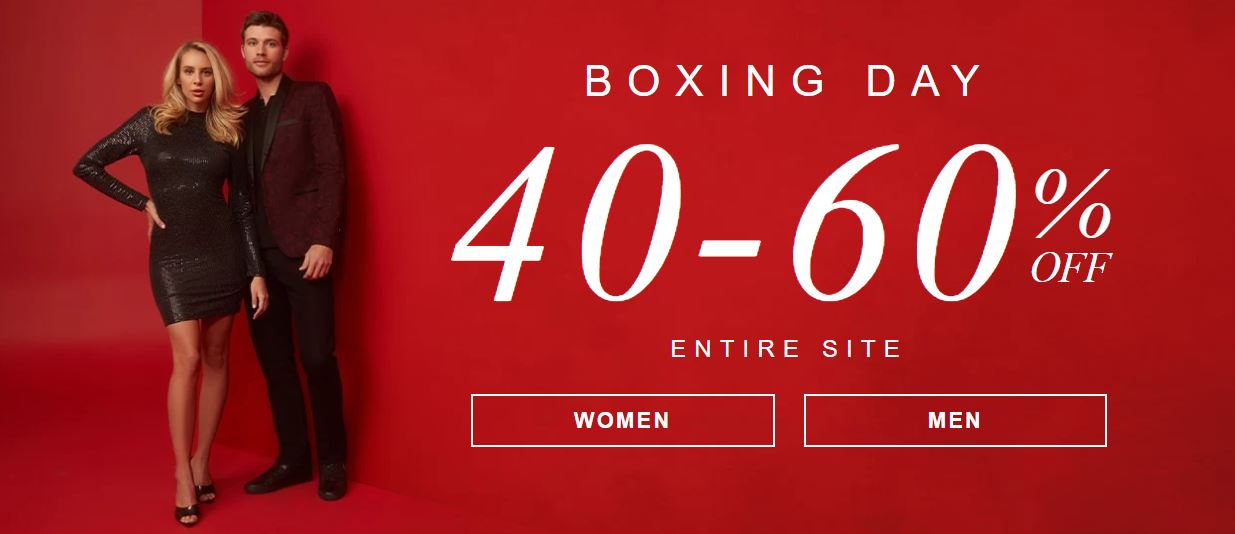 GUESS Factory Canada Boxing Day Sale Save 40 60 OFF Entire Site