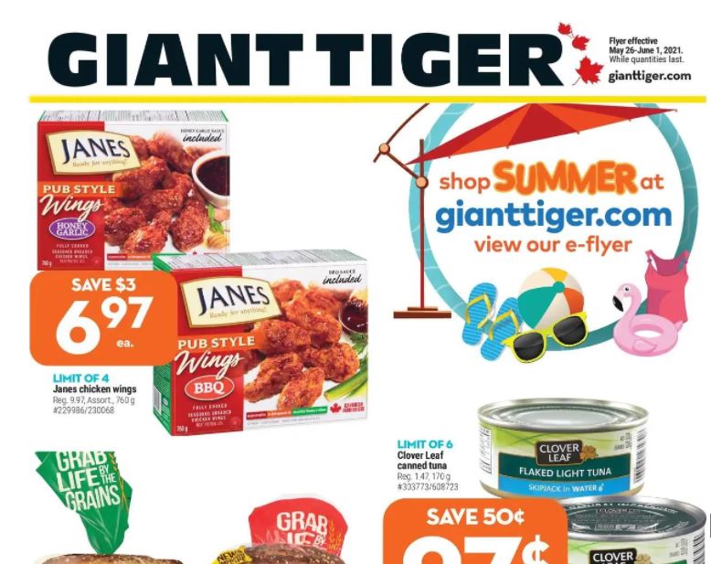 Giant Tiger Canada Flyer Deals May 26th June 1st Canadian Freebies, Coupons, Deals, Bargains