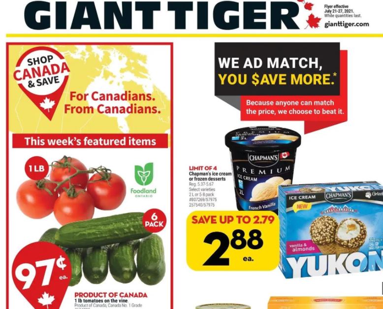 Giant Tiger Canada Flyer Deals Until July 27th Canadian Freebies