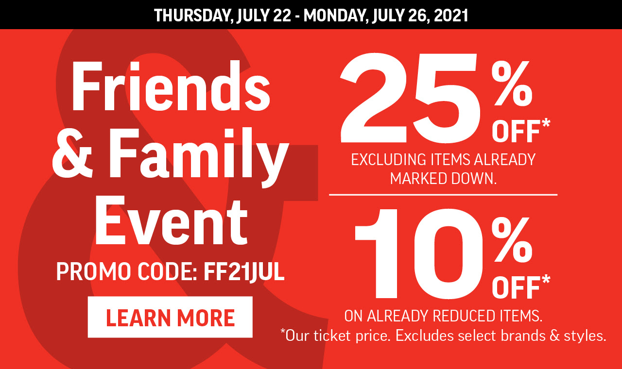 Sport Chek Canada Friends & Family Event Save 10 to 25 Off Using