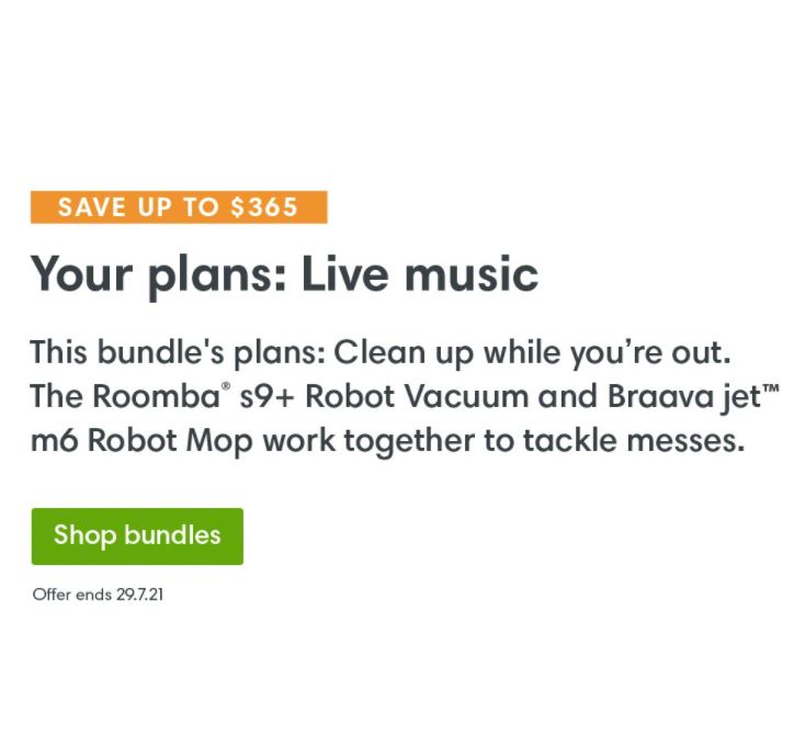 iRobot Canada Biggest Summer Deal Save Up to 365 Many Bundles