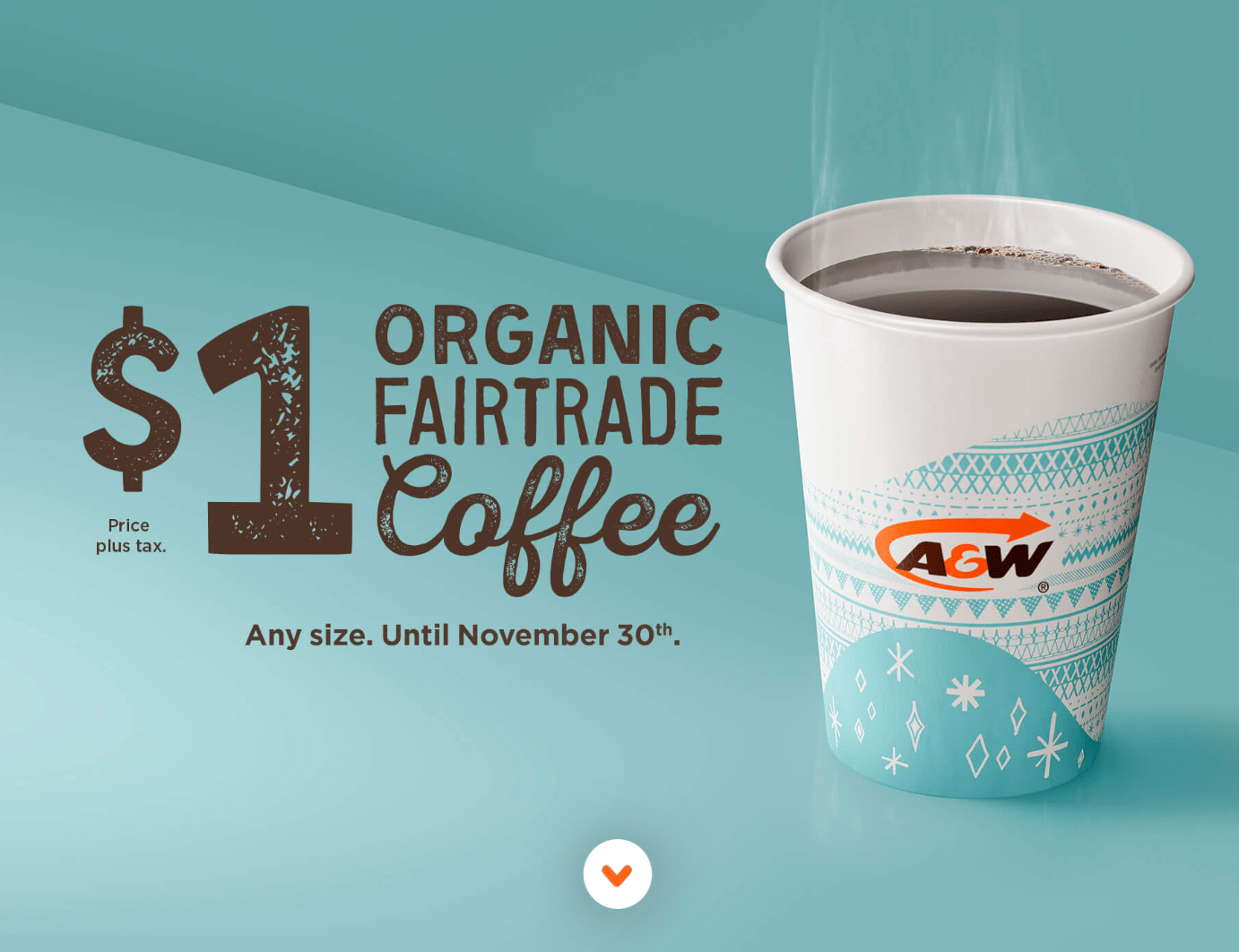 A&W Canada New Coupons Enjoy Any Size Coffee for Only 1 + Poutine