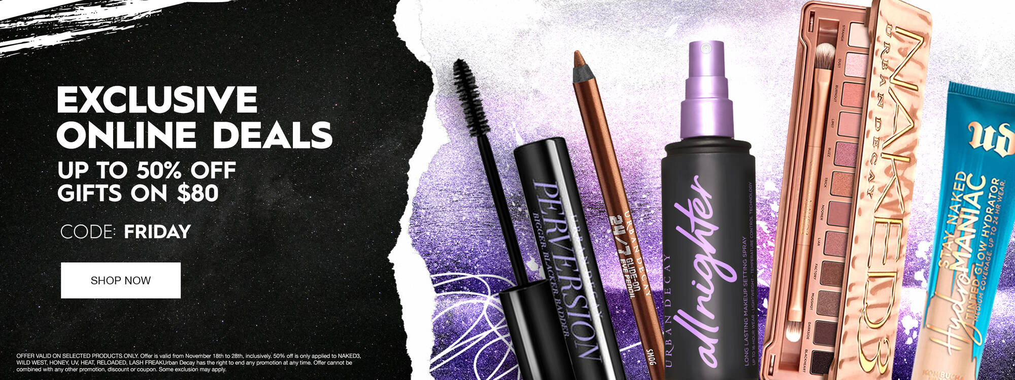 Urban Decay Canada Pre Black Friday Deals Save Up to 50 OFF Gifts on