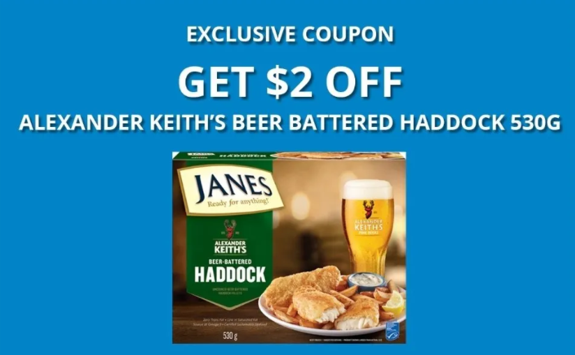 Janes Canada Coupons Save 2 On Alexander Keith's Beer Battered