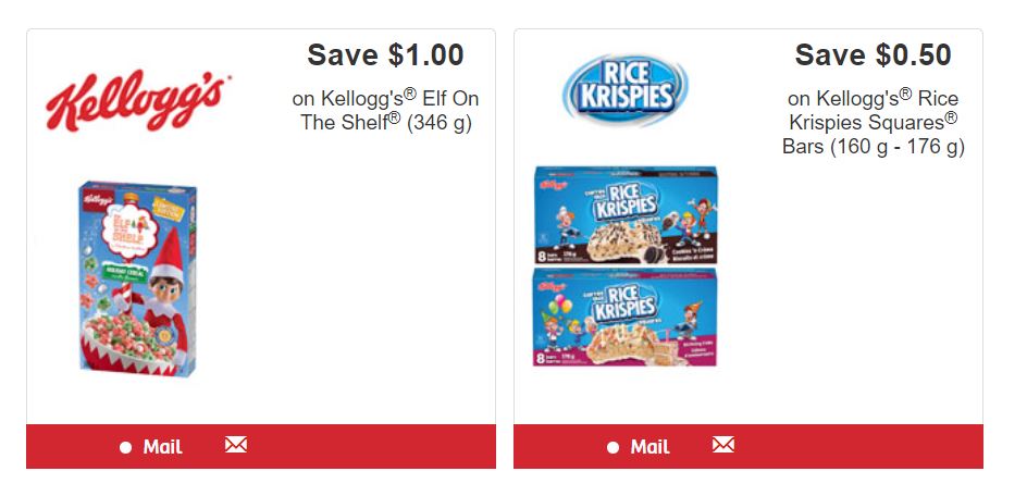 New Kellogg’s Canada Printable Coupons Available