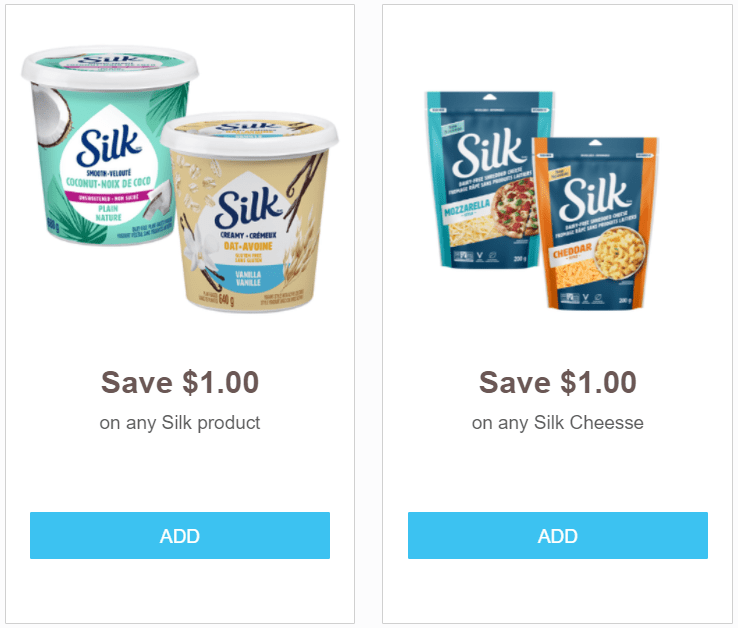 Silk Canada Coupons Save 1 On New Silk Cheese + More! Canadian