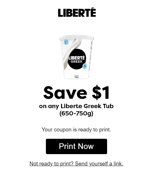 Canadian Coupons Save 1 On Liberte Yogurt Tubs Canadian Freebies