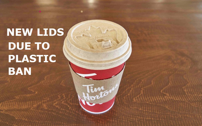Tim Hortons New Fibre Cup Lids and Wooden Cutlery (Due to Canada's