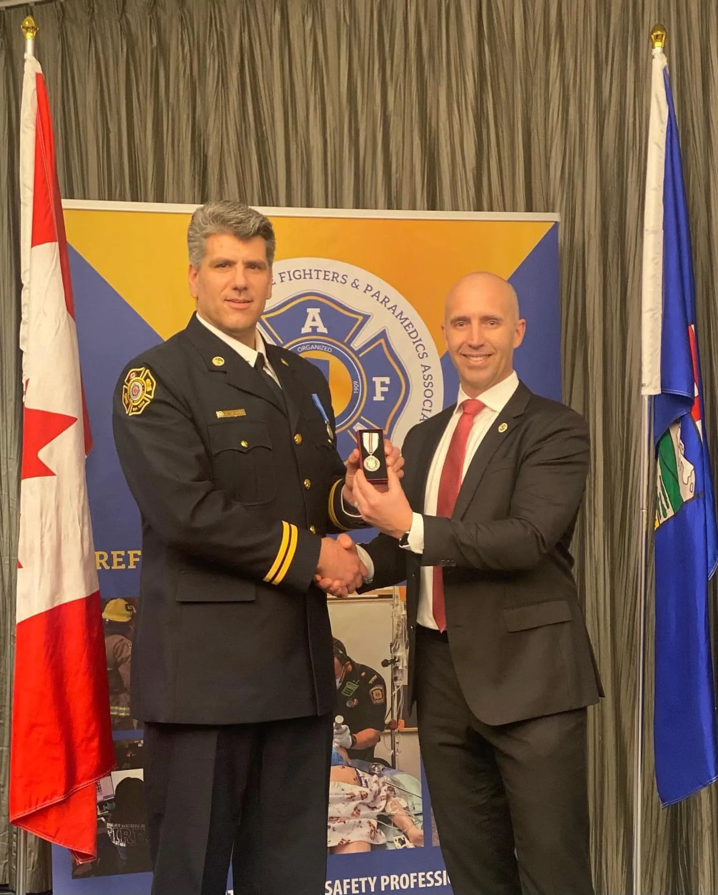 Fort Saskatchewan volunteer firefighter awarded Queen's Jubilee Medal