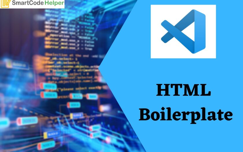 VS Code Editor Shortcut for HTML Boilerplate code SmartCodeHelper