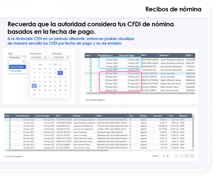visor de nomina SmartDatum