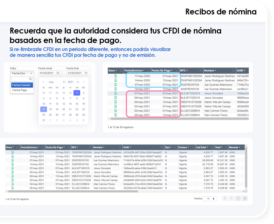 visor de nomina SmartDatum