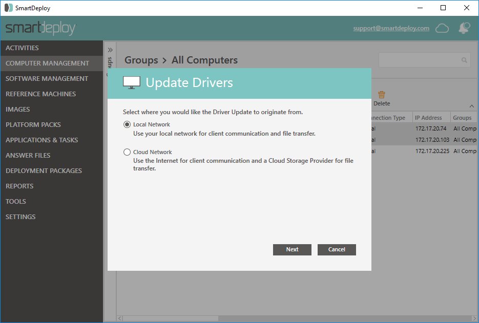 Deploy Drivers and Firmware Updates SmartDeploy Help Center