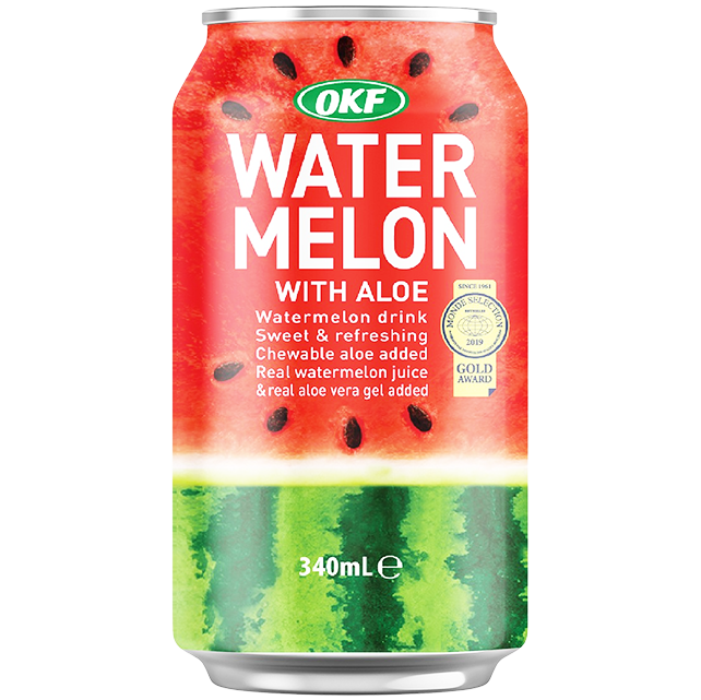 OKF Watermelon With Aloe Drink 340ML