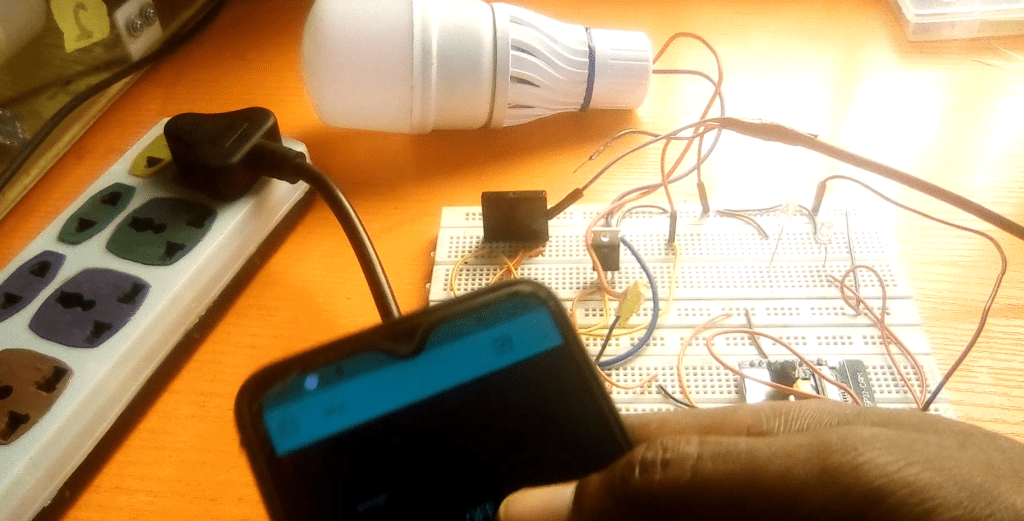 IoT Light Bulb Remote Control Light Bulb Blynk App Smartech