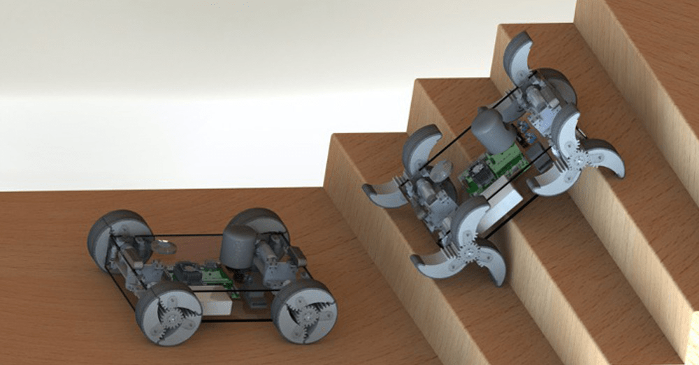 An Omnidirectional Wheelleg Robot That is Also Transformable Smartech