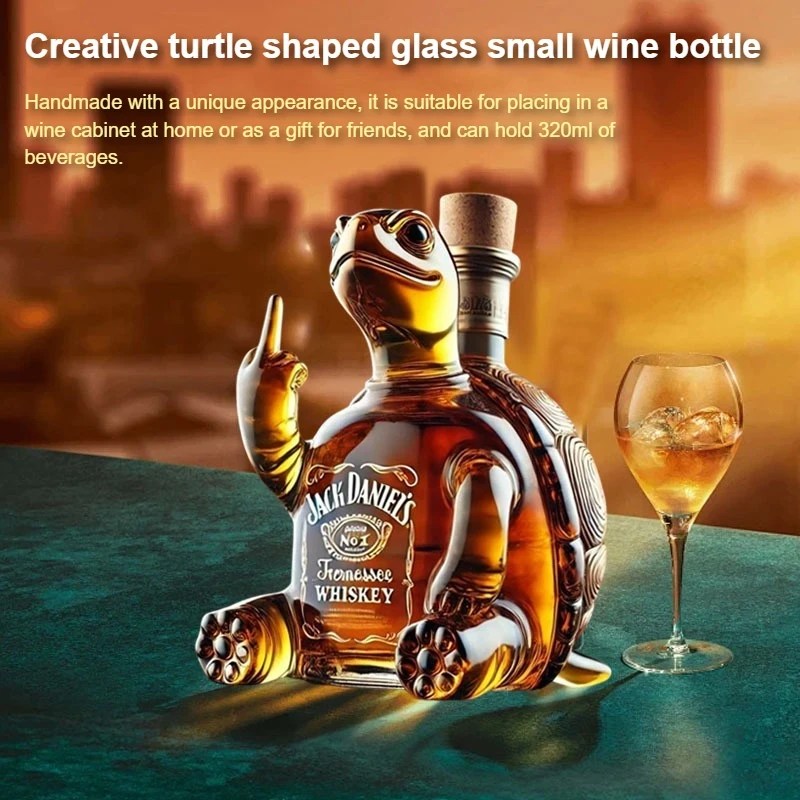 320ml Turtle Glass Bottle for Whiskey 320ml Turtle Glass Bottle for Whiskey
