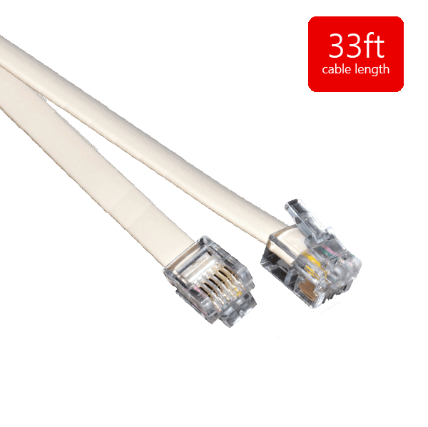 Manhattan RJ12-RJ12 Modular Cable, 10M, White, 307680 – Smart Guys